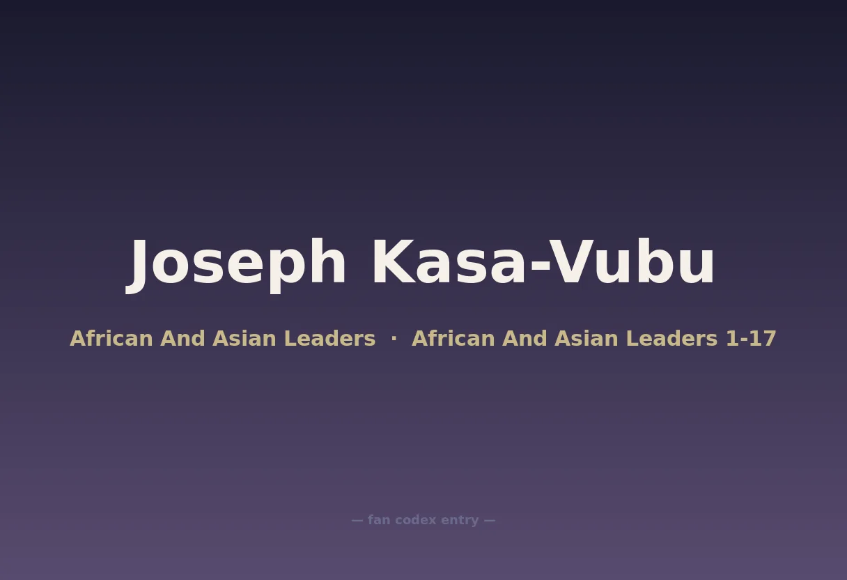 Joseph Kasa-Vubu