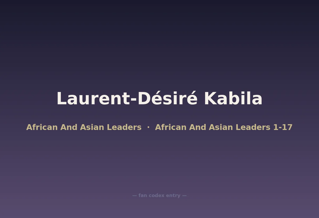 Laurent-Désiré Kabila