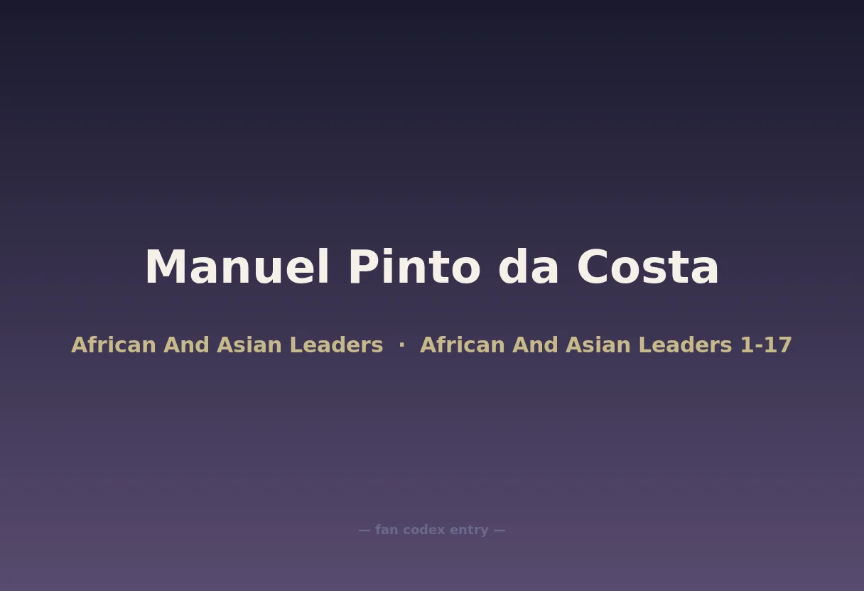 Manuel Pinto da Costa